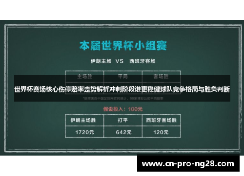 世界杯赛场核心伤停赔率走势解析冲刺阶段谁更稳健球队竞争格局与胜负判断